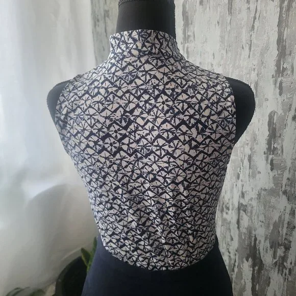 Michael Kors Abstract Print Sleeveless Blouse - Picture 6 of 6